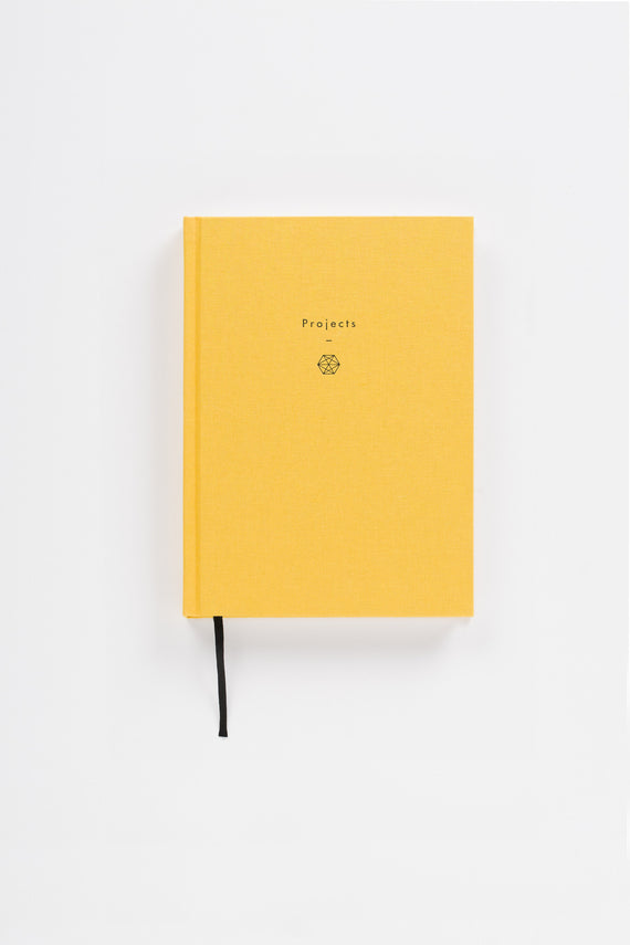 Writing As Therapy Journal - Projects - A linen-bound notebook designed to accommodate ideas, aspirations and worries in the therapeutic activity of writing down your thoughts.